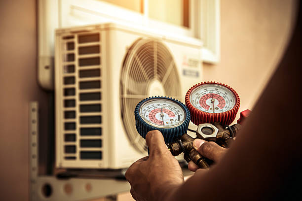 Professional Hvac technician working in Waterford, WI
